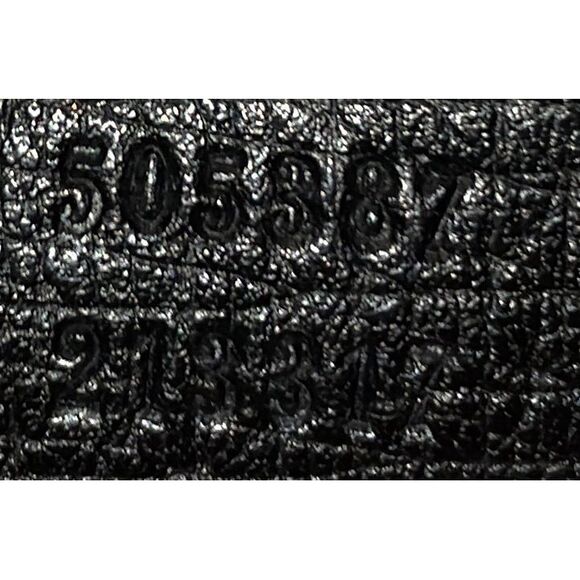 Gucci Totem Shoulder Bag Leather Small Black - Picture 8 of 8